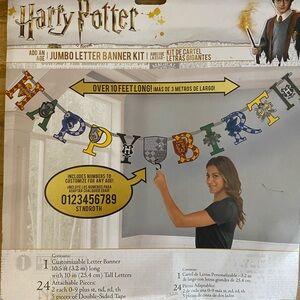 Warner Bros. Harry Potter Birthday Banner Multicolor